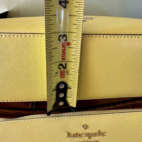 Madison Saffiano Leather Small Flap Shoulder Bag | Kate  Kate Spade Madison Saffiano Leather Medium Lemon Slice Crossbody Bag KC439 NWT